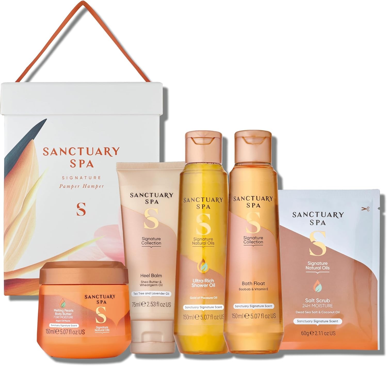 Sanctuary Spa Signature Pamper Hamper Vegan Gift Set for Women, Birthday Present