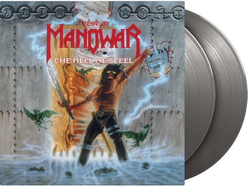 Manowar - Hell Of Steel: Best Of (Limited Edition, 180 Gramm silberfarbenes Vinyl - Bild 1 von 1