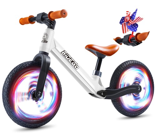Balance Bike per Bambini per 2-5 Anni Telaio in Lega Leggera Sedile Regolabile Cassaforte...