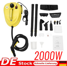 Profi 2000W Dampfreiniger Reinigungsmaschine mit 13 Zubehör 2L Tank Dampfbesen