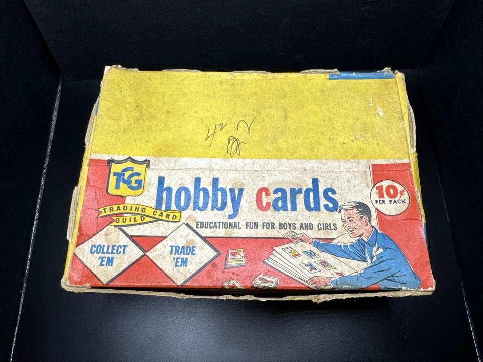 Caja de exhibición de tarjetas de pasatiempo Topps 1959 TCG estampada béisbol Foto 2 de 4