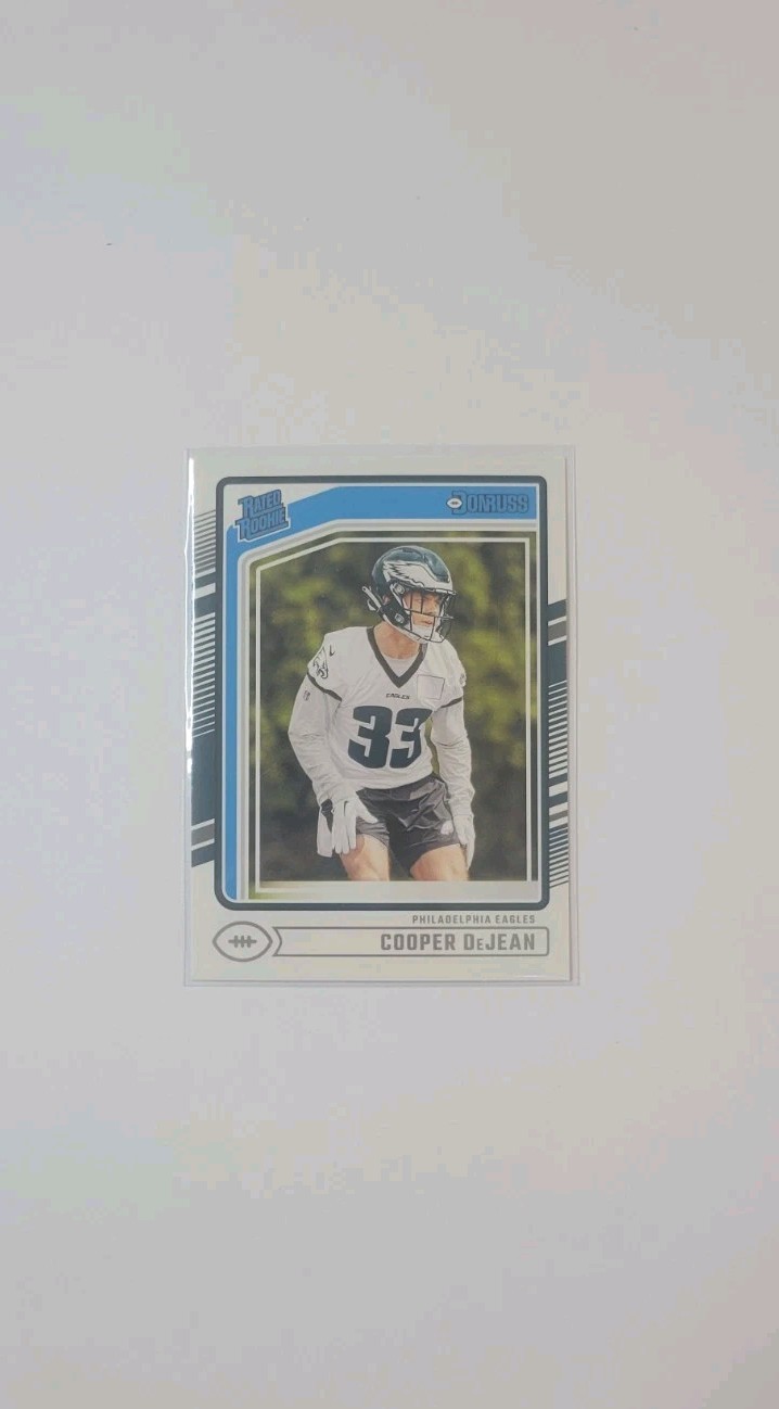 2024 Panini Donruss Rated Rookie #305 Cooper DeJean RC Eagles