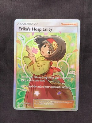 Pokemon Karten: Team Up Ultra Rare Full Art: Erikas Gastfreundschaft 174/181