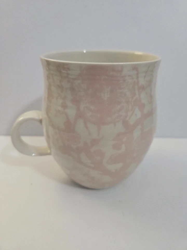 Taza Anthropologie Monograma Inicial "a" Cultivada en Casa Caprichosa Floral Rosa 14oz Foto 3 de 4