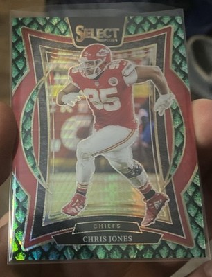 2024 Panini Select - Concourse Chris Jones #19 Dragon Scale Prizm /81