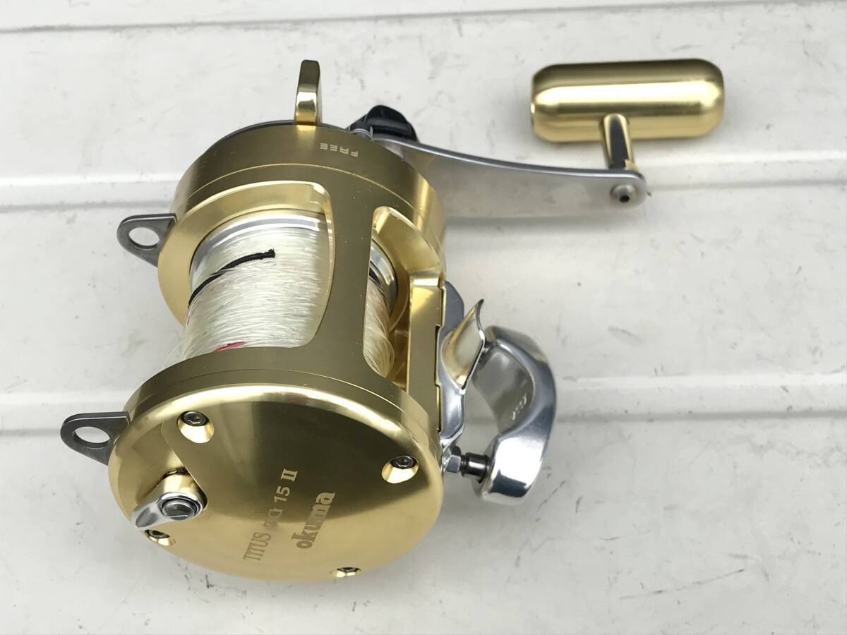 Okuma Titus Gold Tg15Ii Two-Speed Boat Fishing Reel