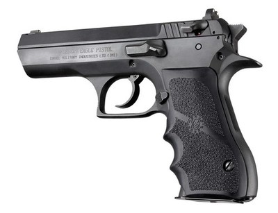 Hogue 76000 Magnum Research Baby Eagle 40  9Mm Jericho & Uzi Eagle Black