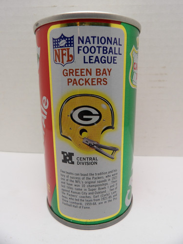 CANADA DRY GINGER ALE NFL GREEN BAY PACKERS FOOTBALL SS SODA POP CAN WISCONSIN