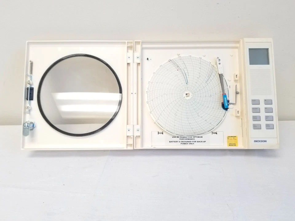 Gravador gráfico de temperatura e umidade Dickson THX 8" modelo THX – não testado - Imagem 4 de 4