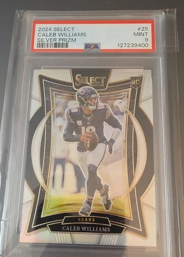 2024 Panini Select - Concourse Caleb Williams #25 Silver Prizm (RC)