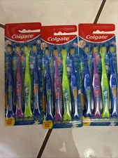 Lot of 3 COLGATE Extra Soft 4 Pack Extra Soft Ocean Explorer Kid Tootbrushes