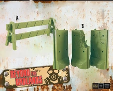 Barricades - Post-Apocalyptic - 28 or 32mm - EC3D Designs - Beyond The Badlands