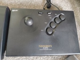 SNK Neo Geo X Gold Limited Edition Console Complete Set Black - Exc condition