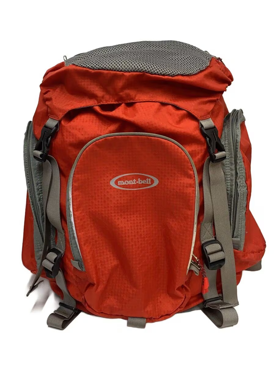 Mont-Bell Backpack -- RED Plain - image 1