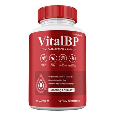 VitalBP Capsules, Blood health Support, Vital BP Natural Supplement (1 pack)