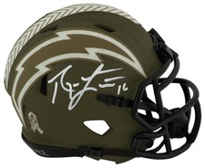 2015 Leaf Autographed Mini-Helmet Football 10