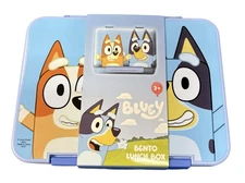 NEW Bluey Bento Lunch Box 3 Compartments BPA Free, Leakproof, Microwave Safe