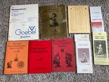 HUMMEL Lot of 7 Collector’s Historical Reference Booklets, Pamphlets, Used, Vint