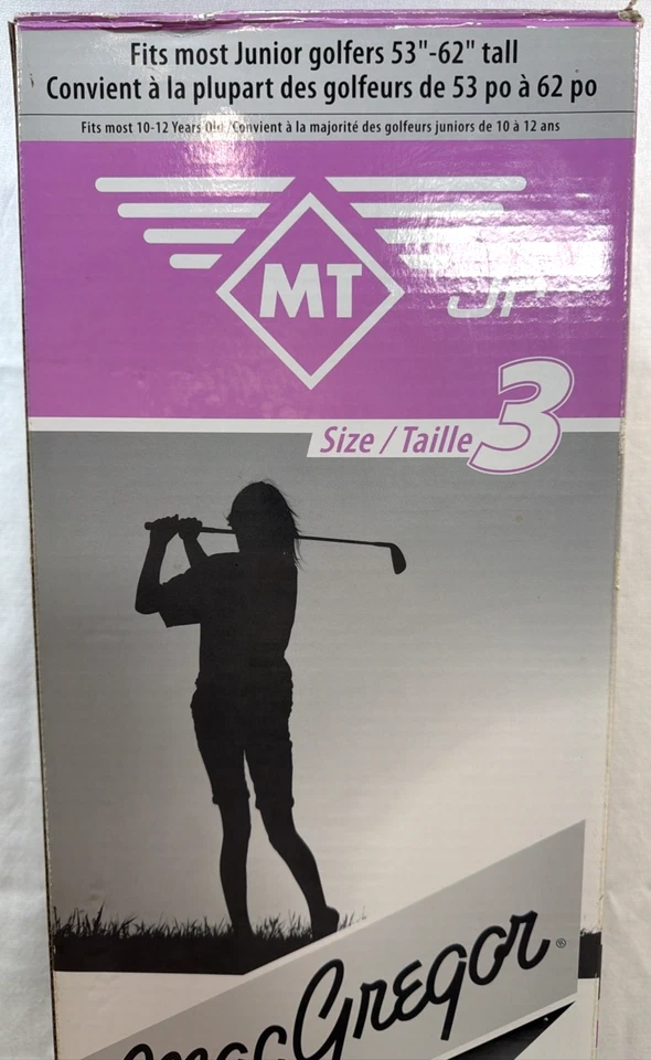 53"-62" TALL GIRL MacGregor Tourney MT JR Junior 8 Club Golf Set + Stand Bag LH - Image 4 of 4
