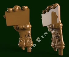 3D STL Model HAND SIGN for CNC 3D Router 3d Printer Carving Aspire Artcam Cut 3D