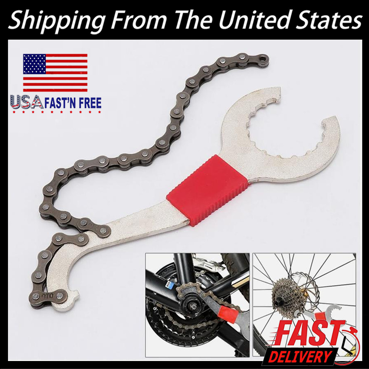 (New) 6 Pcs Bicycle Repair Tool Kit Crank Chain Cutter and Freewheel Puller (14.99 USD) (New) 6 Pcs Bicycle Repair Tool Kit Crank Chain Cutter and Freewheel Puller (14.99 USD)