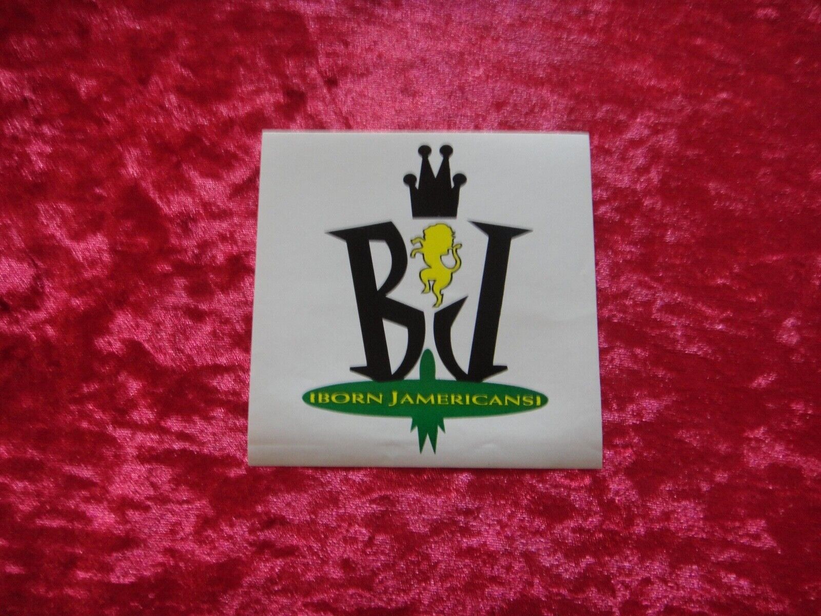 BORN JAMERICANS Hip Hop 90's Retro Sticker MEMORABILIA 4 years warranty NEW before selling ☆ Vintage