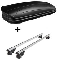 Dachbox VDPMAA320L Matt+Alu RelingträGer VDP004XL FüR FüR Kia Sorento BL 02-09