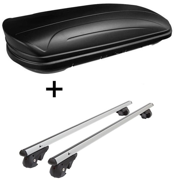 Dachbox VDPMAA320L Matt+Alu RelingträGer VDP004XL FüR FüR Kia Sorento BL 02-09-image