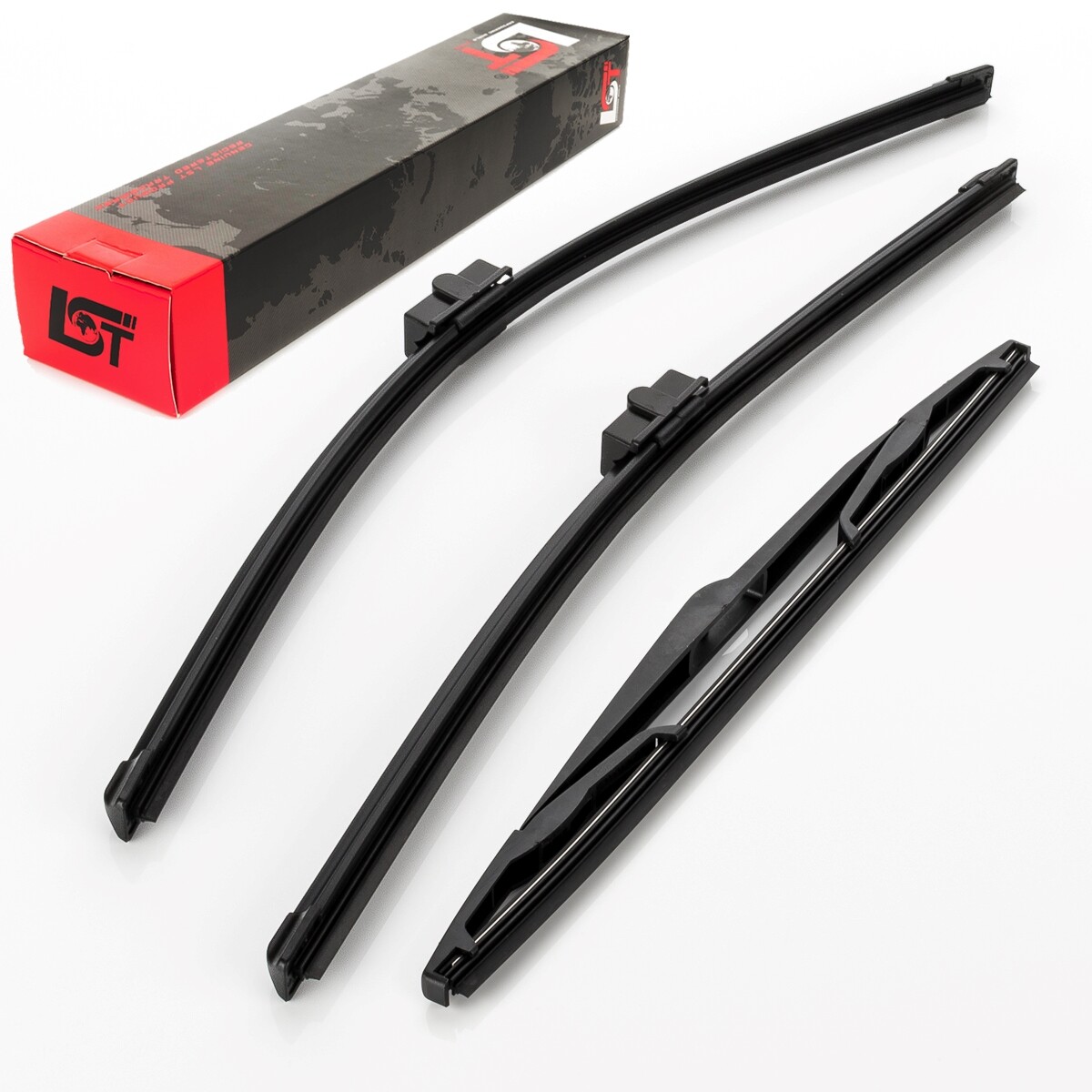 Windshield Wipers Set Front Rear Wiper for MAZDA 3 BK