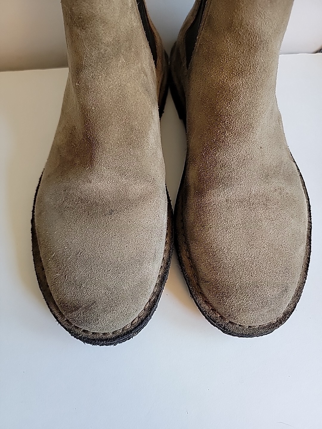 Stivali Chelsea Da Uomo Saint Laurent 39 5 US 6 5 Marrone Pelle scamosciata ITALIA Pull On