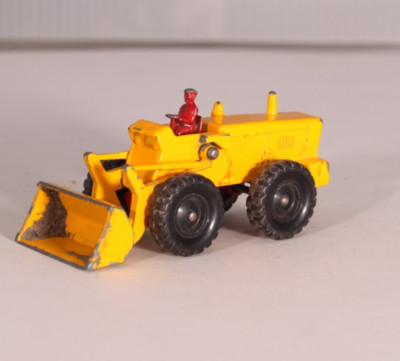 MATCHBOX AVELING-BARFORD TRACTOR SHOVEL No 43 VINTAGE 1962 TO 1967 TOY LESNEY