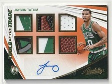 2017-18 Jayson Tatum Panini Absolute Tools Of The Trade Auto Rookie Card #25/25 