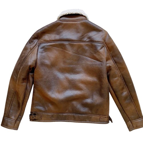 Aviator Jacket NEW Nubuck Sherpa Lined Coat Water & Rain Resistant NWT MSRP $275 - Picture 10 of 16