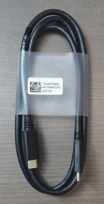 Dell FF1M3 USB 3.2 Type C Charger Cable / 4K Display 100W 5A 1.8m / 6 feet NEW