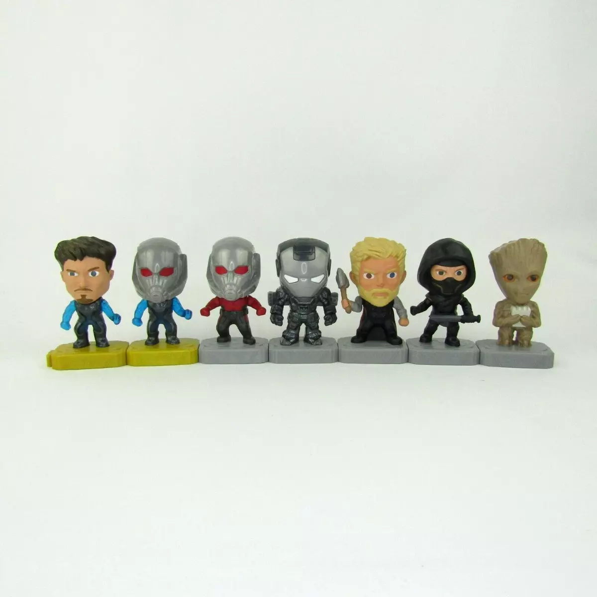 McDonald s 2019 Marvel Avengers End Game Happy Meal Toys Lot of 7 Collectibles