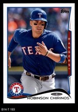 2014 Topps Update #193 Robinson Chirinos  Rangers 8 - NM/MT