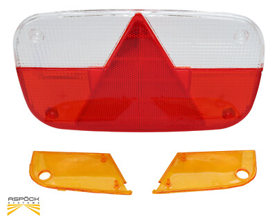 Aspöck Multipoint 3 Anhänger Ersatzglas Lichtscheibe rechts/links 18-8480-007