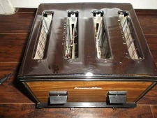 Vintage Proctor Silex Deluxe T009N Toaster 2/4 Slice Pastry/Bread Dual Control