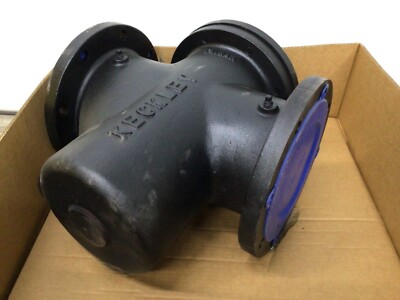 Keckley 81FFS-CI125P34-FBI-GFV  Basket Strainer: Cast Iron, Single 45AL55