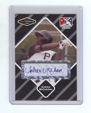 ANDREW McCUTCHEN Pirates 2005 *BLACK* Certified AUTOGRAPH RC xx/25