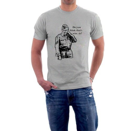 Dad's Army T-shirt Sergeant Wilson / Uncle Arthur / Wise, Sir? Sillytees - Picture 5 of 17