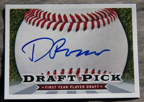 Colorado Rockies Drew Romo Signed Autograph Auto Card
