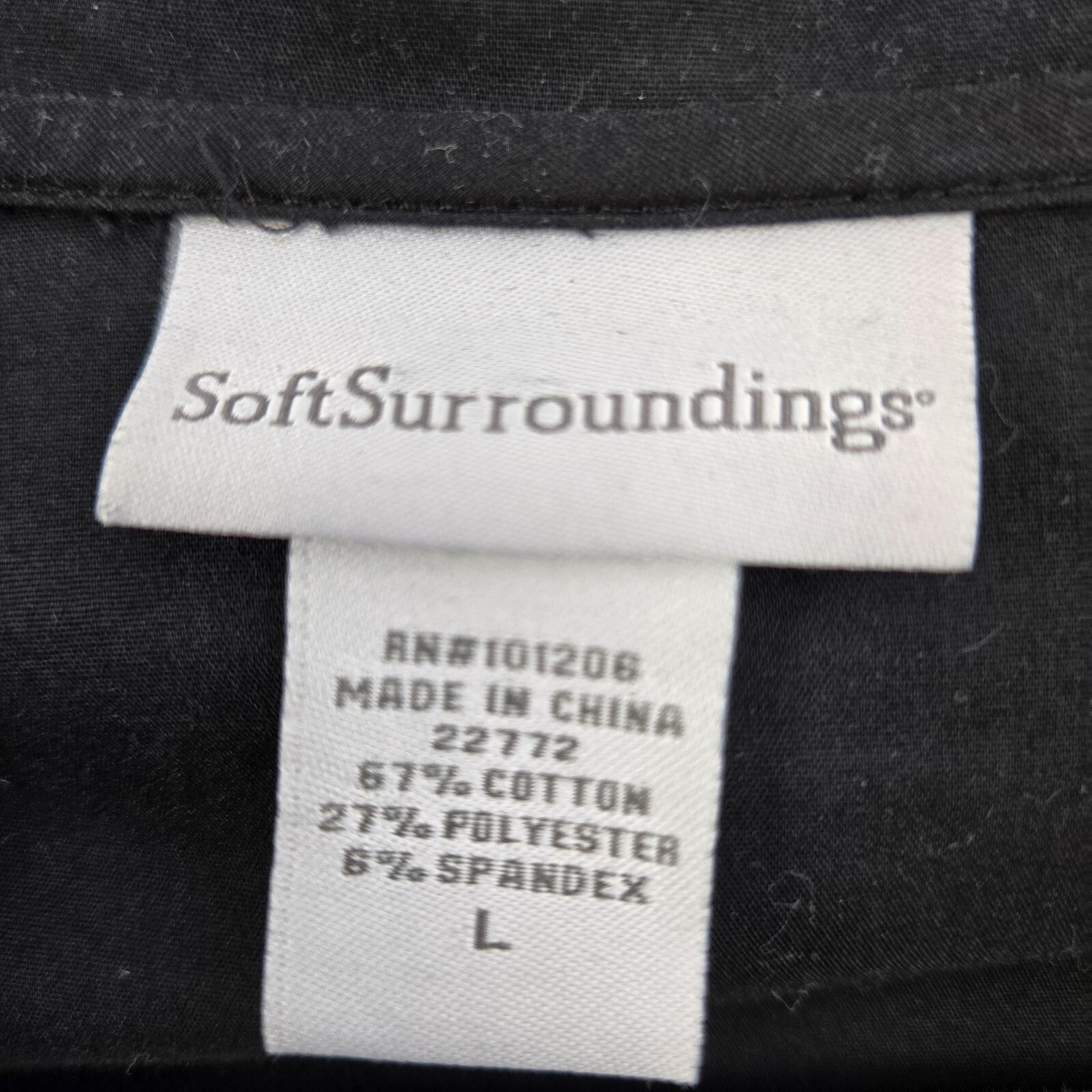 Soft Surroundings Structured Layer Collar Button … - image 3