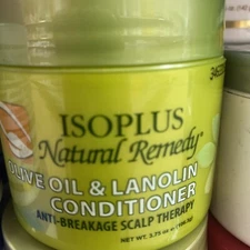 Isoplus Natural Remedy Olive Oil/Lanolin Conditioner 3.75 Oz