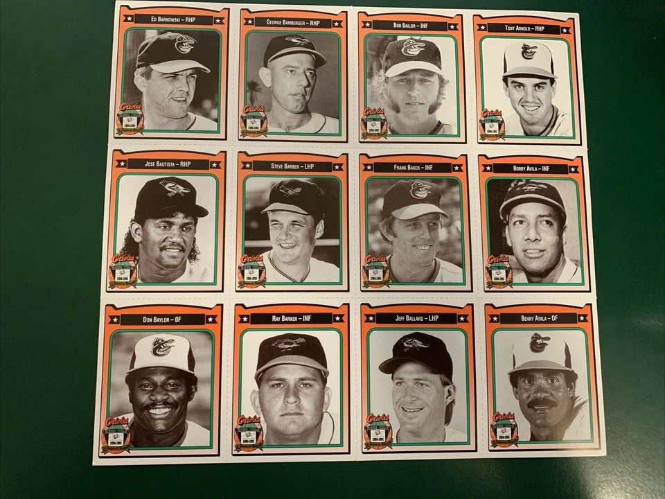 1991 Crown Coca-Cola Baltimore Orioles Series 1 SET BREAK singles, # 1 - 120 - Image 2 of 4