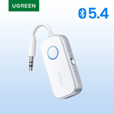 UGREEN Bluetooth 5.4 Transmitter Adapter AUX 3.5mm Audio Receiver Airline TV Car