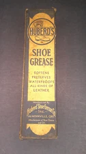 antique Huberd's shoe grease original box and product inside McMinnville ore