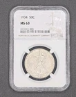 1934 Walking Liberty Half Dollar | NGC MS63