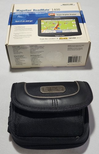 Vintage 2008 Magellan's RoadMate 1400 portable navigator with case in box - Picture 3 of 14