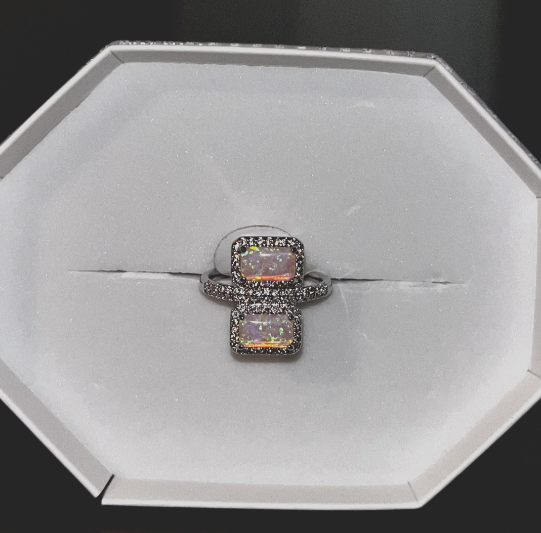 BP Ring “An Intricate Beauty ” Peach Fire Opal RBP8267 October 2024 ...